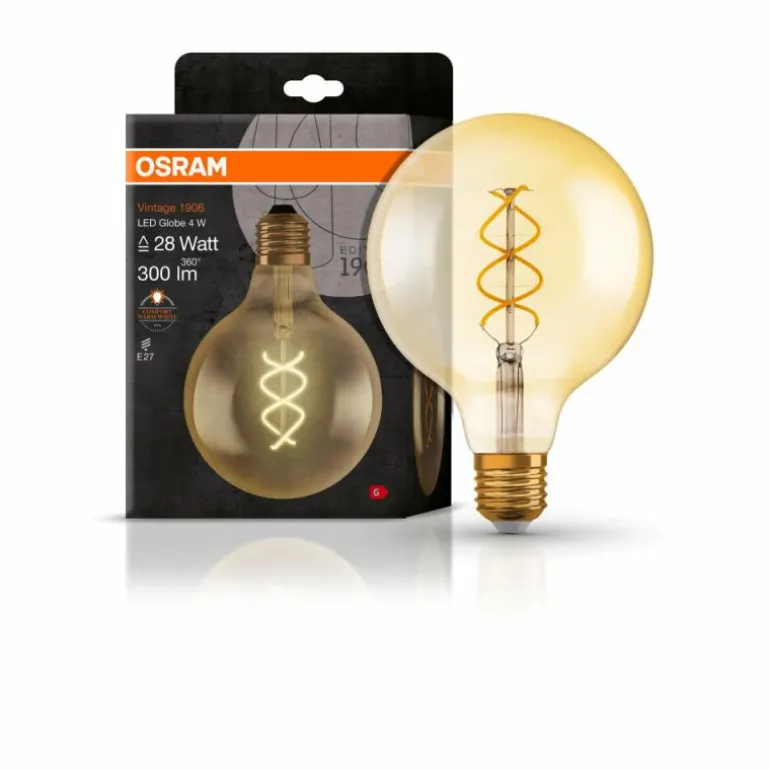 OSRAM Vintage 1906® LED E27 4 Watt 2000 Kelvin 300 Lumen