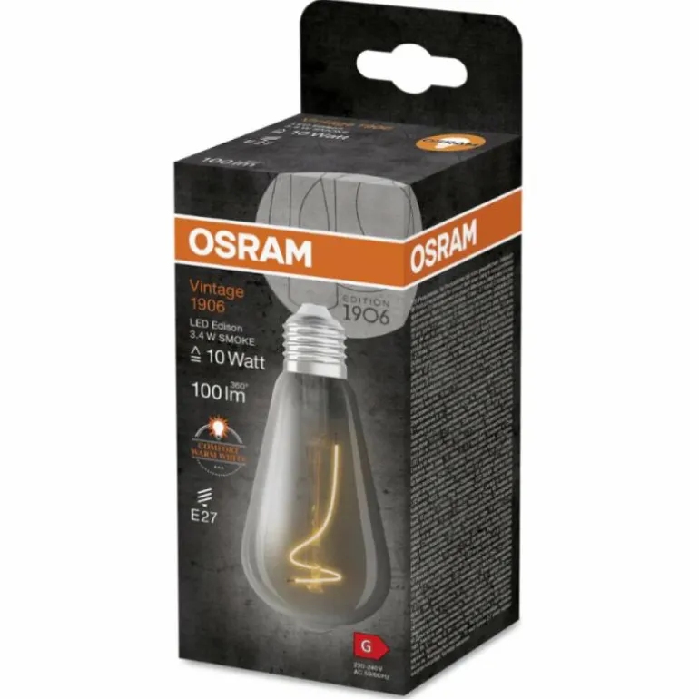 OSRAM Vintage 1906® LED E27 3,4 Watt 1800 Kelvin 100 Lumen