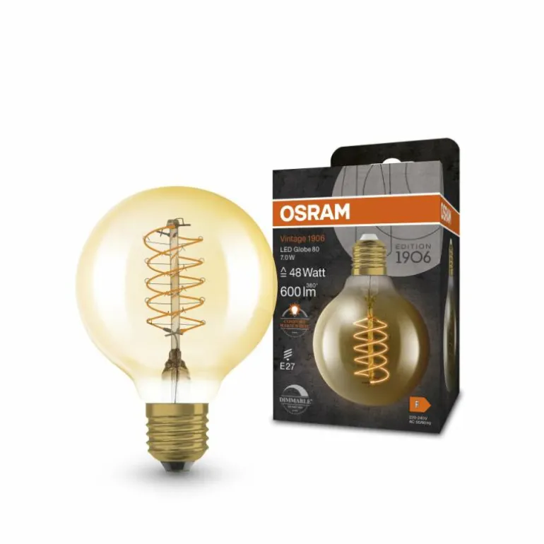 OSRAM Vintage 1906® LED E27 7 Watt 2200 Kelvin 600 Lumen