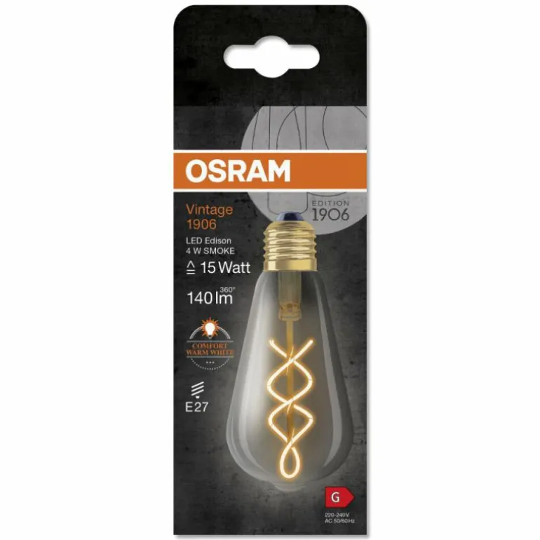 OSRAM Vintage 1906® LED E27 4 Watt 1800 Kelvin 140 Lumen