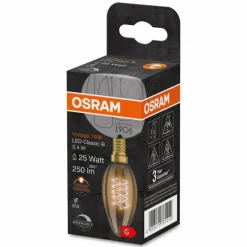 OSRAM Vintage 1906® LED E14 3,4 Watt 2200 Kelvin 250 lumen
