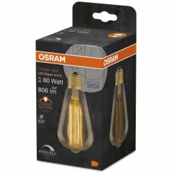 OSRAM Vintage 1906® LED E27 8,8 Watt 2200 Kelvin 806 Lumen