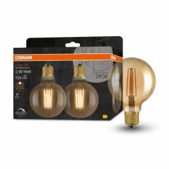OSRAM Vintage 1906 Lot de 2 LED E27 6,5 watt 2400 kelvin 725 lumen