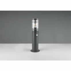 PALOMA Lampadaire d'extérieur Luminaires Reality Anthracite, 1 lumière, Détecteur de mouvement