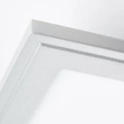 Panneau Brilliant Alissa LED Argenté, 1 lumière, Télécommandes, Changeur de couleurs