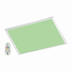 Panneau Eglo SALOBRENA-C LED Blanc, 1 lumière, Télécommandes, Changeur de couleurs