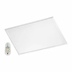 Panneau Eglo SALOBRENA-C LED Blanc, 1 lumière, Télécommandes, Changeur de couleurs