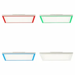 Panneau encastrable Brilliant Lanette LED Blanc, 1 lumière, Télécommandes, Changeur de couleurs