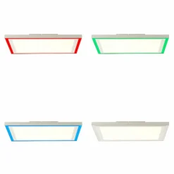 Panneau encastrable Brilliant Lanette LED Blanc, 1 lumière, Télécommandes, Changeur de couleurs