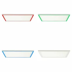 Panneau encastrable Brilliant Lanette LED Blanc, 1 lumière, Télécommandes, Changeur de couleurs