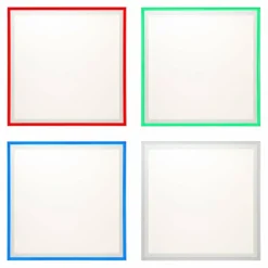 Panneau encastrable Brilliant Lanette LED Blanc, 1 lumière, Télécommandes, Changeur de couleurs