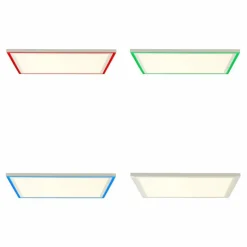 Panneau encastrable Brilliant Lanette LED Blanc, 1 lumière, Télécommandes, Changeur de couleurs