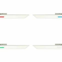 Panneau encastrable Brilliant Odella LED Blanc, 1 lumière, Télécommandes, Changeur de couleurs