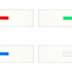 Panneau encastrable Brilliant Odella LED Blanc, 1 lumière, Télécommandes, Changeur de couleurs