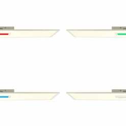 Panneau encastrable Brilliant Odella LED Blanc, 1 lumière, Télécommandes, Changeur de couleurs