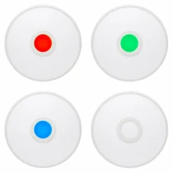 Panneau encastrable Brilliant Odella LED Blanc, 1 lumière, Télécommandes, Changeur de couleurs