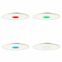 Panneau encastrable Brilliant Odella LED Blanc, 1 lumière, Télécommandes, Changeur de couleurs