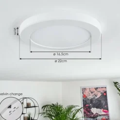 Panneau LED Canditas Blanc, 1 lumière