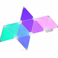Panneau mural Nanoleaf - Pack de 3 LED Blanc, 1 lumière, Télécommandes, Changeur de couleurs