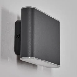 Paranhas Lampe murale d´extérieur, Luminaire de salle de bain, Luminaire Up & Down, Applique murale Anthracite, 1 lumière