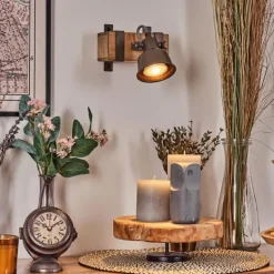 Pehefito Applique murale, Spot mural Gris, Écru, 1 lumière