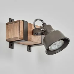 Pehefito Applique murale, Spot mural Gris, Écru, 1 lumière