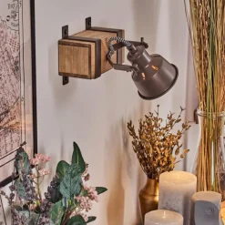 Pehefito Applique murale, Spot mural Gris, Écru, 1 lumière