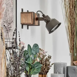 Pehefito Applique murale, Spot mural Gris, Écru, 1 lumière