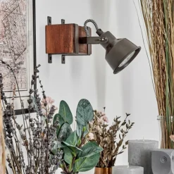 Pehefito Applique murale, Spot mural Brun foncé, 1 lumière