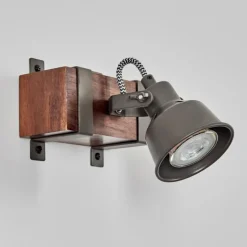 Pehefito Applique murale, Spot mural Brun foncé, 1 lumière