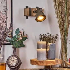 Pehefito Plafonnier Gris, Vert, Écru, 1 lumière