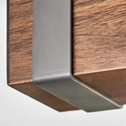 Pehefito Plafonnier, Spot de plafond Brun foncé, Gris, 2 lumières