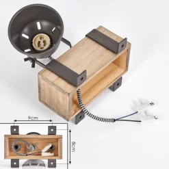 Pehefito Plafonnier, Spot de plafond Gris, Écru, 1 lumière