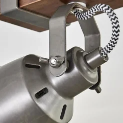 Pehefito Plafonnier, Spot de plafond Brun foncé, Gris, 6 lumières