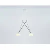 Pendelleuchte Suspension Luminaires Serien Lighting Chrome, 2 lumières