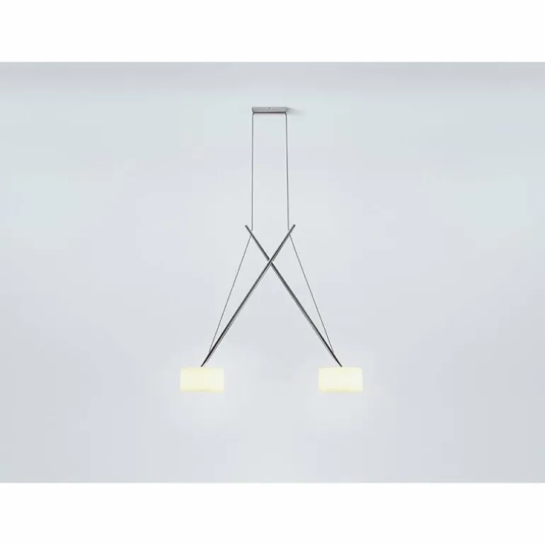 Pendelleuchte Suspension Luminaires Serien Lighting Chrome, 2 lumières