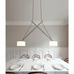 Pendelleuchte Suspension Luminaires Serien Lighting Chrome, 2 lumières