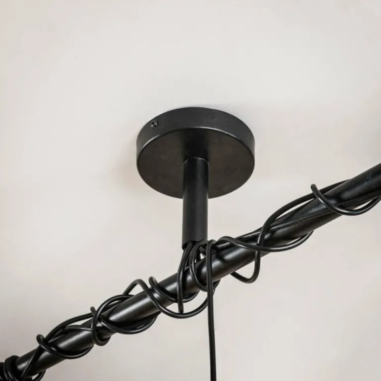 Pendelleuchte Suspension Anthracite, 7 lumières