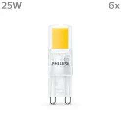 Philips Brûleur 6 pièces LED GU9 2 watt 2700 kelvin 220 lumen