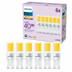 Philips Brûleur 6 pièces LED GU9 3,2 watt 2700 kelvin 400 lumen
