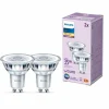 Philips Classic Lot de 2 LED GU10 3,5 watt 2700 kelvin 255 lumen