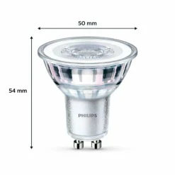 Philips Classic Lot de 2 LED GU10 3,5 watt 2700 kelvin 255 lumen