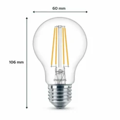 Philips Classic Lot de 2 LED E27 7 watt 4000 kelvin 850 lumen