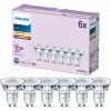 Philips Classic Lot de 6 LED GU10 3,5 watt 2700 kelvin 255 lumen
