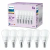 Philips Classic Lot de 6 LED E14 4,9 watt 2700 kelvin 470 lumen