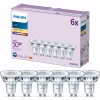 Philips Classic Lot de 6 LED GU10 4,6 watt 2700 kelvin 355 lumen