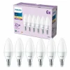 Philips Classic Lot de 6 LED E14 4,9 watt 2700 kelvin 470 lumen