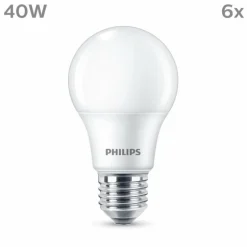 Philips Classic Lot de 6 LED E27 4,9 watt 2700 kelvin 470 lumen