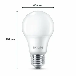 Philips Classic Lot de 6 LED E27 4,9 watt 2700 kelvin 470 lumen