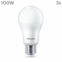 Philips Classic Lot de 3 LED E27 13 watt 2700 kelvin 1521 lumen